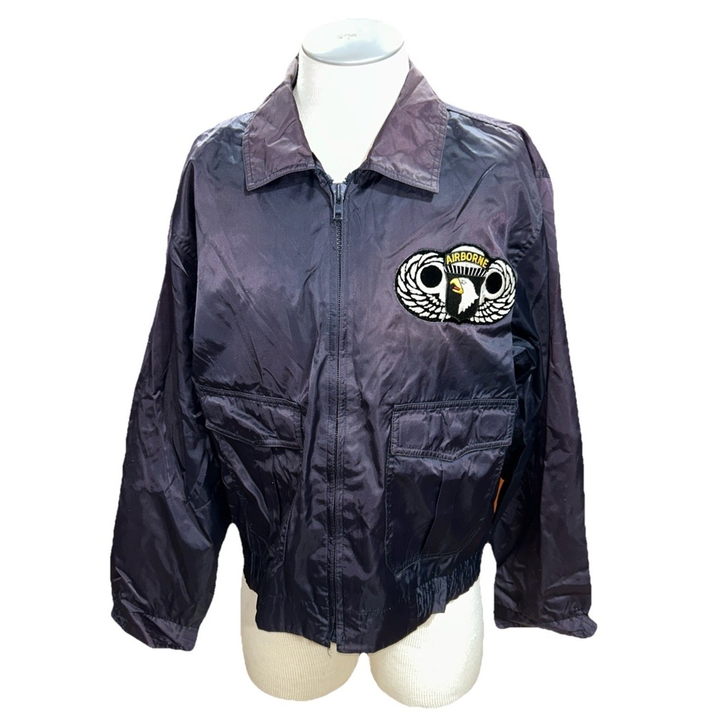 Antler Uniform Jacket Vintage Mens Large Airborne Military Lightweight